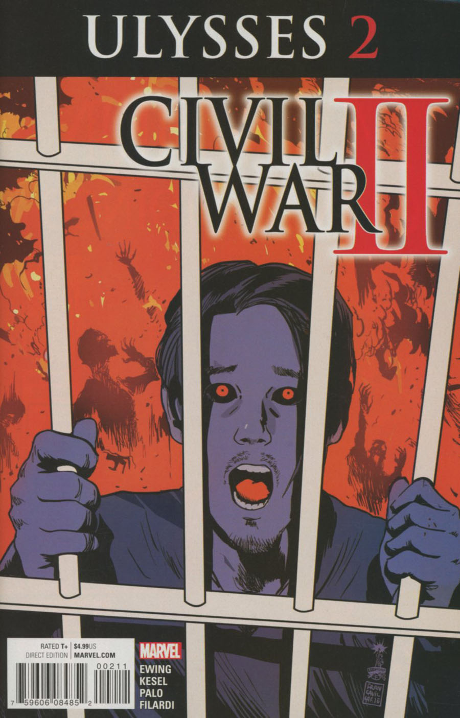 Civil War II Ulysses #2 Cover A Regular Francesco Francavilla Cover