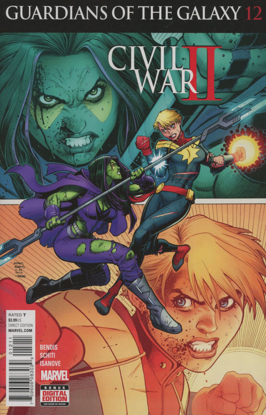 Guardians Of The Galaxy Vol 4 #12 Cover A Regular Arthur Adams Cover (Civil War II Tie-In)