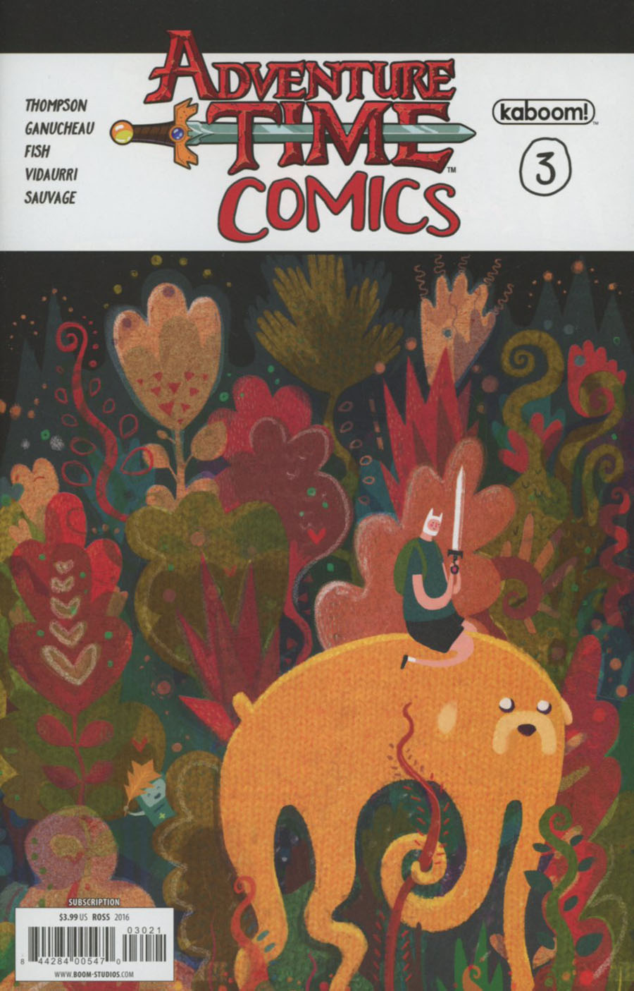 Adventure Time Comics #3 Cover B Variant Hannah Ross Subscription Cover