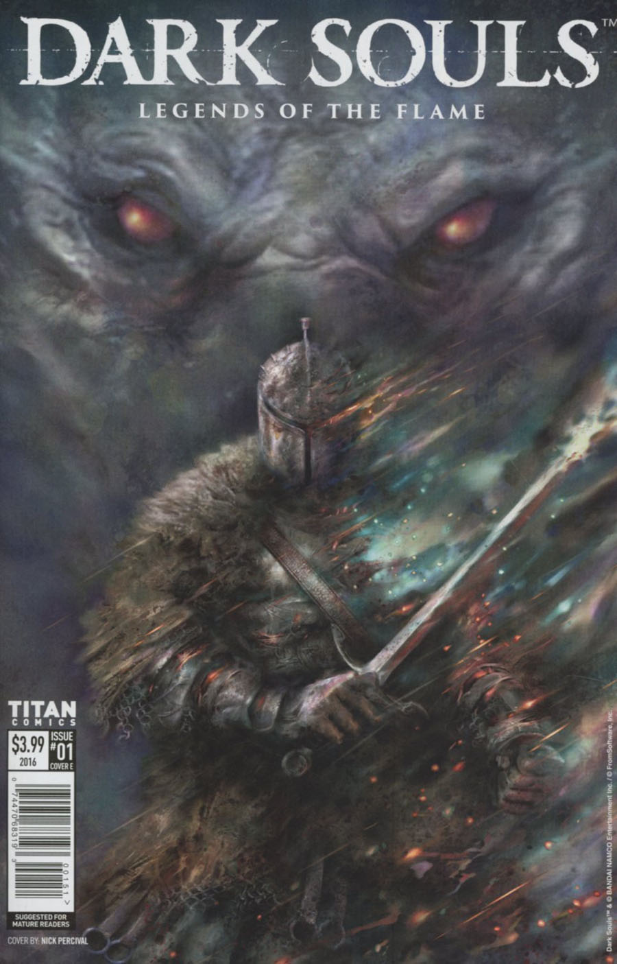 Dark Souls Legends Of The Flame #1 Cover E Variant Nick Percival Cover