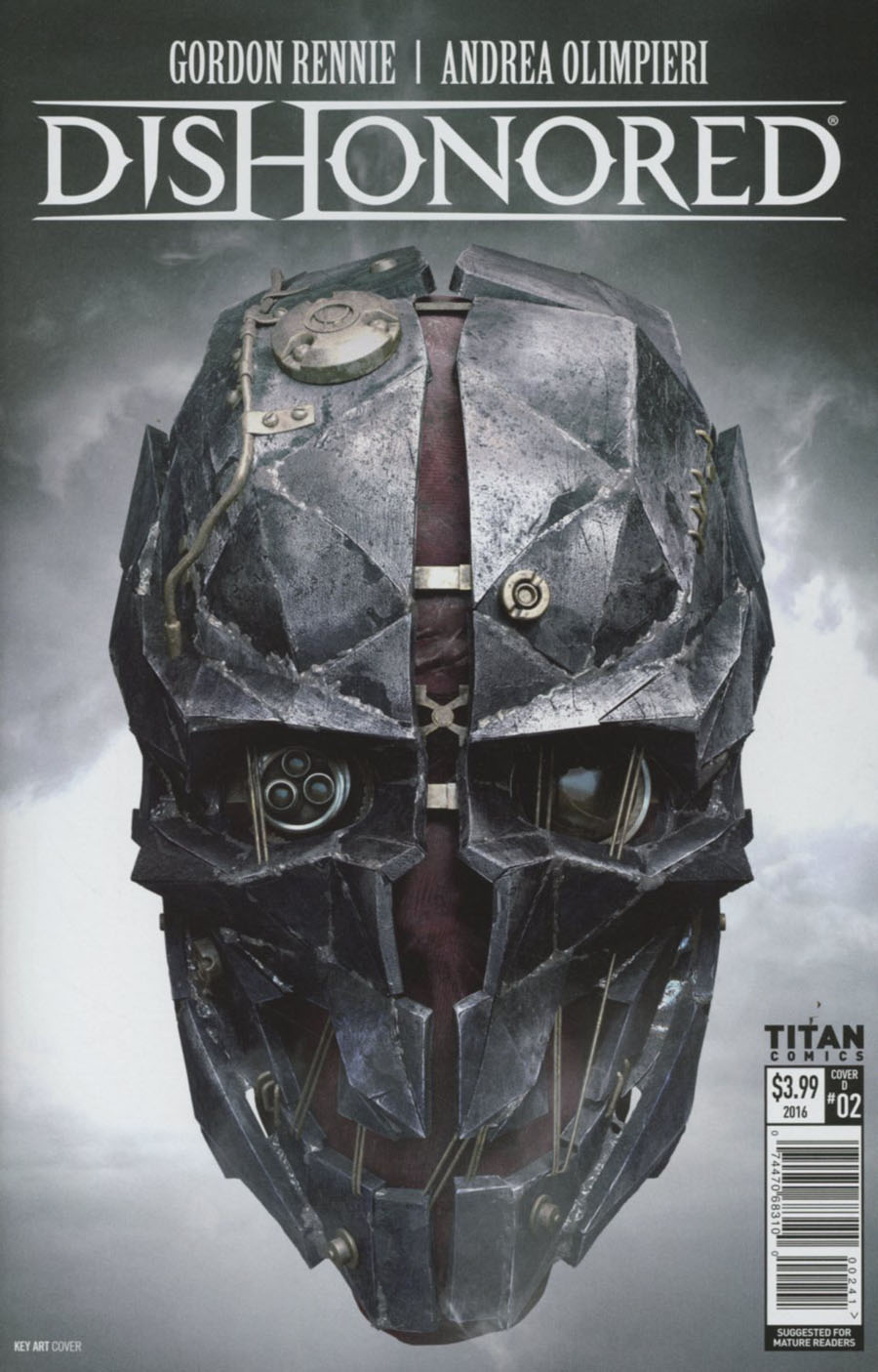 Dishonored #2 Cover D Variant Key Art Cover