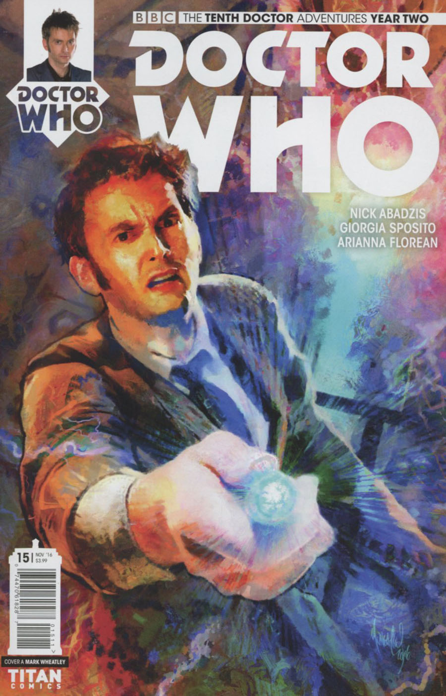 Doctor Who 10th Doctor Year Two #15 Cover A Regular Mark Wheatley Cover