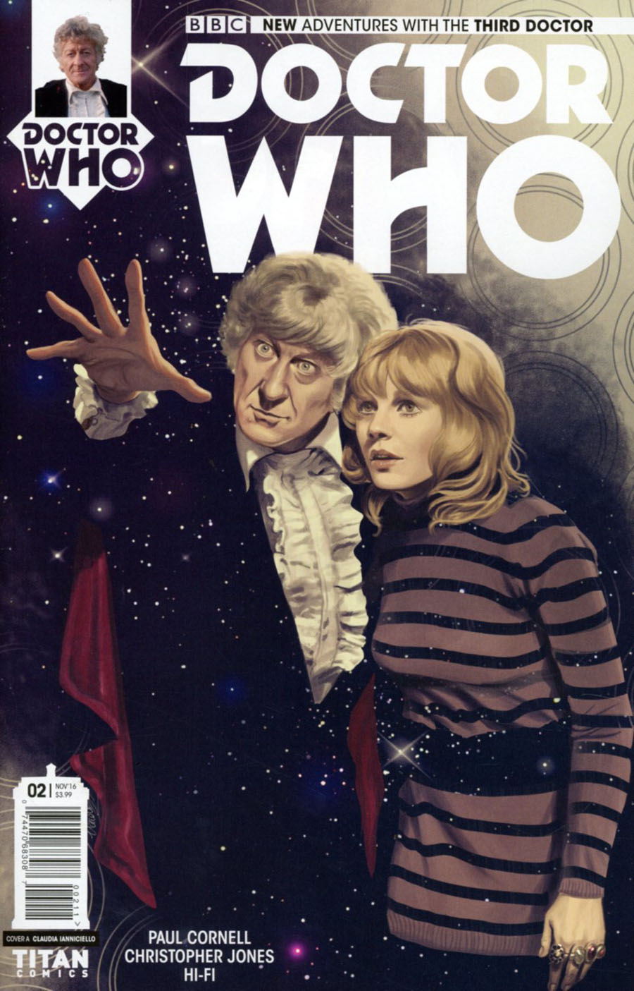 Doctor Who 3rd Doctor #2 Cover A Regular Claudia Ianniciello Cover