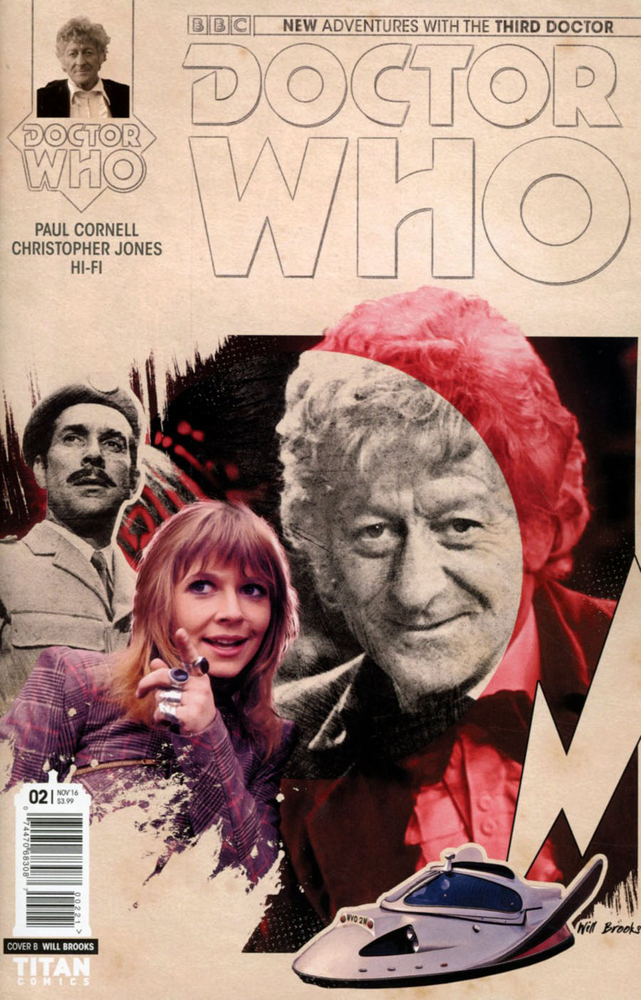 Doctor Who 3rd Doctor #2 Cover B Variant Photo Cover