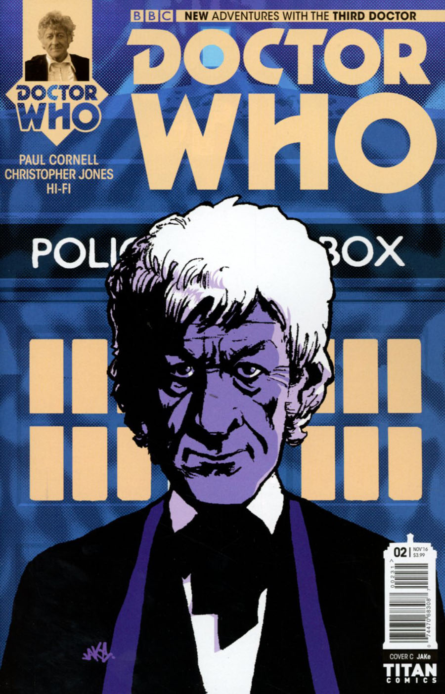 Doctor Who 3rd Doctor #2 Cover C Variant Jake Cover