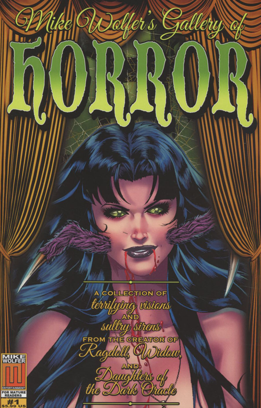 Mike Wolfers Gallery Of Horror #1 Cover A Regular Mike Wolfer Cover