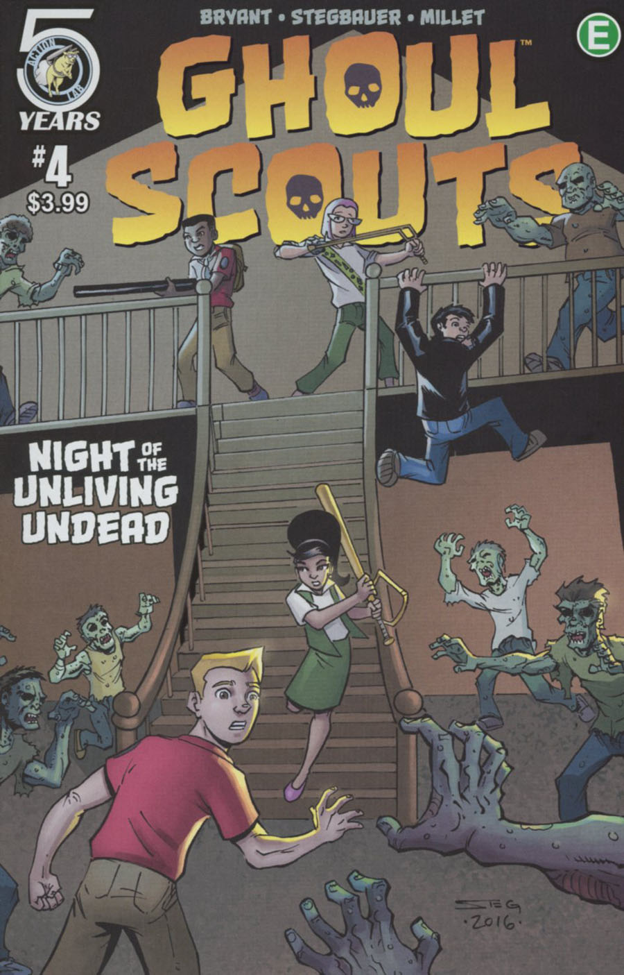 Ghoul Scouts Night Of The Unliving Undead #4 Cover A Regular Mark Stegbauer Cover