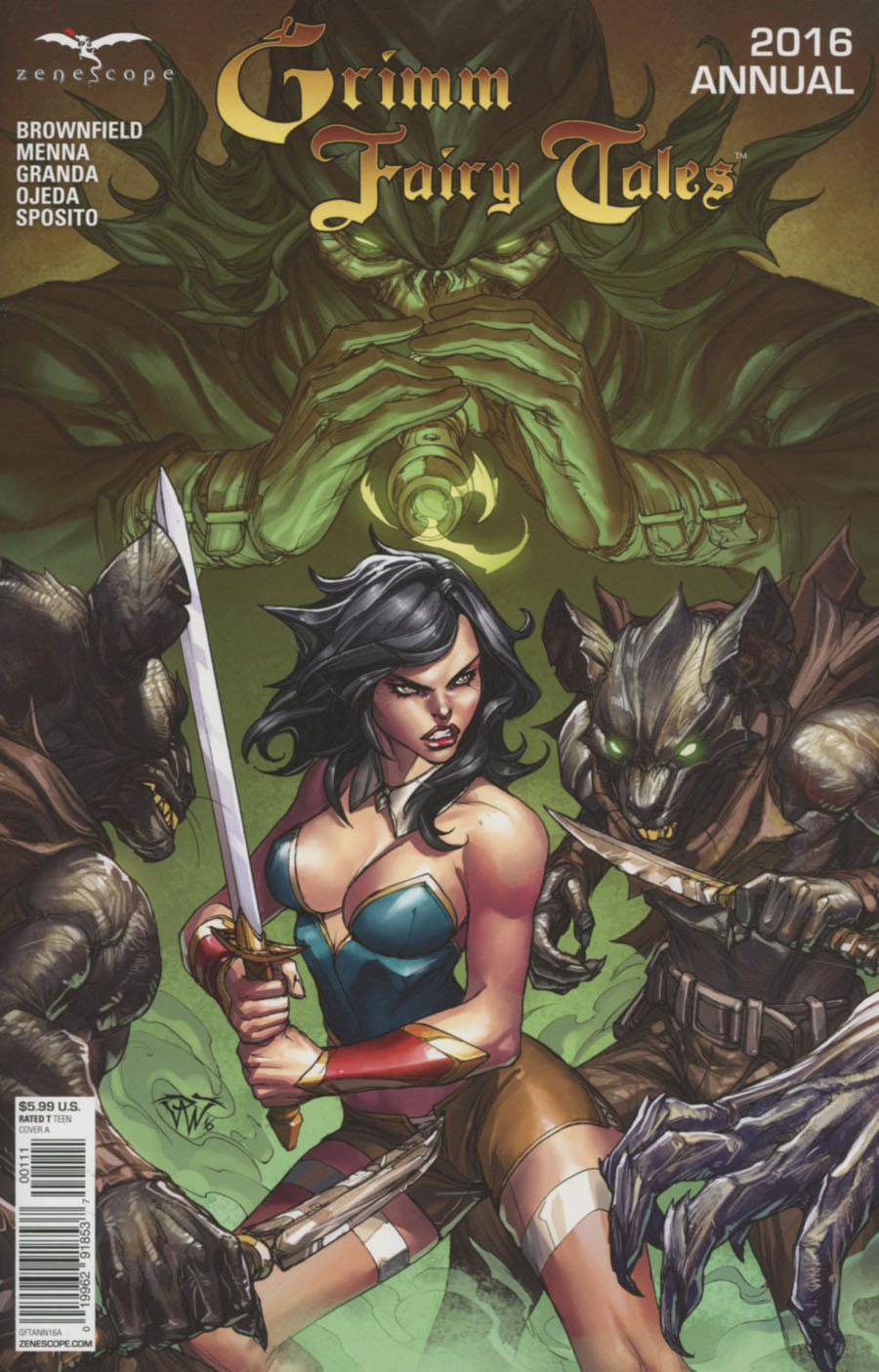 Grimm Fairy Tales Annual 2016 Cover A Paolo Pantalena