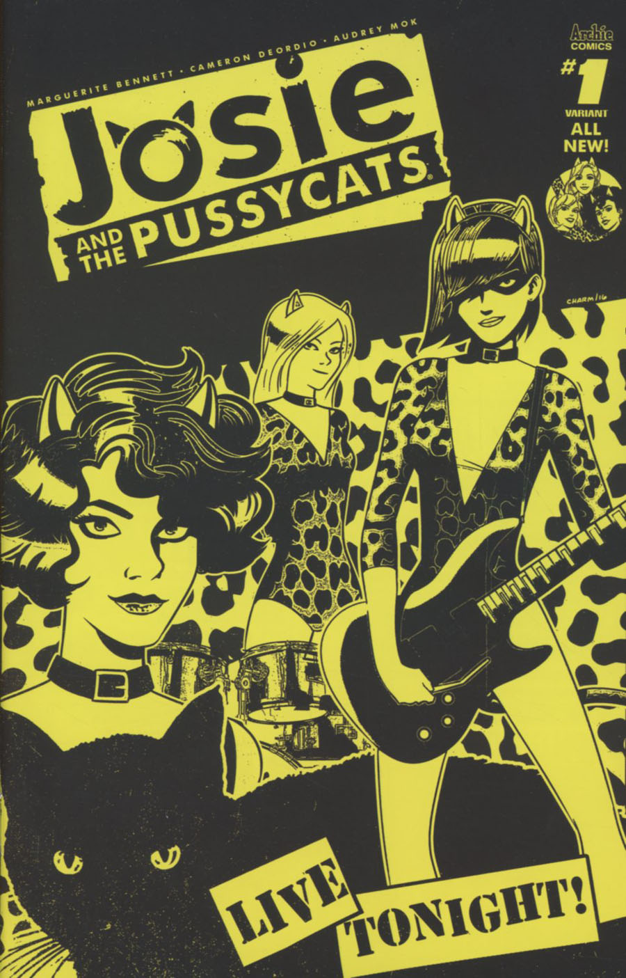 Josie And The Pussycats Vol 2 #1 Cover B Variant Derek Charm Cover