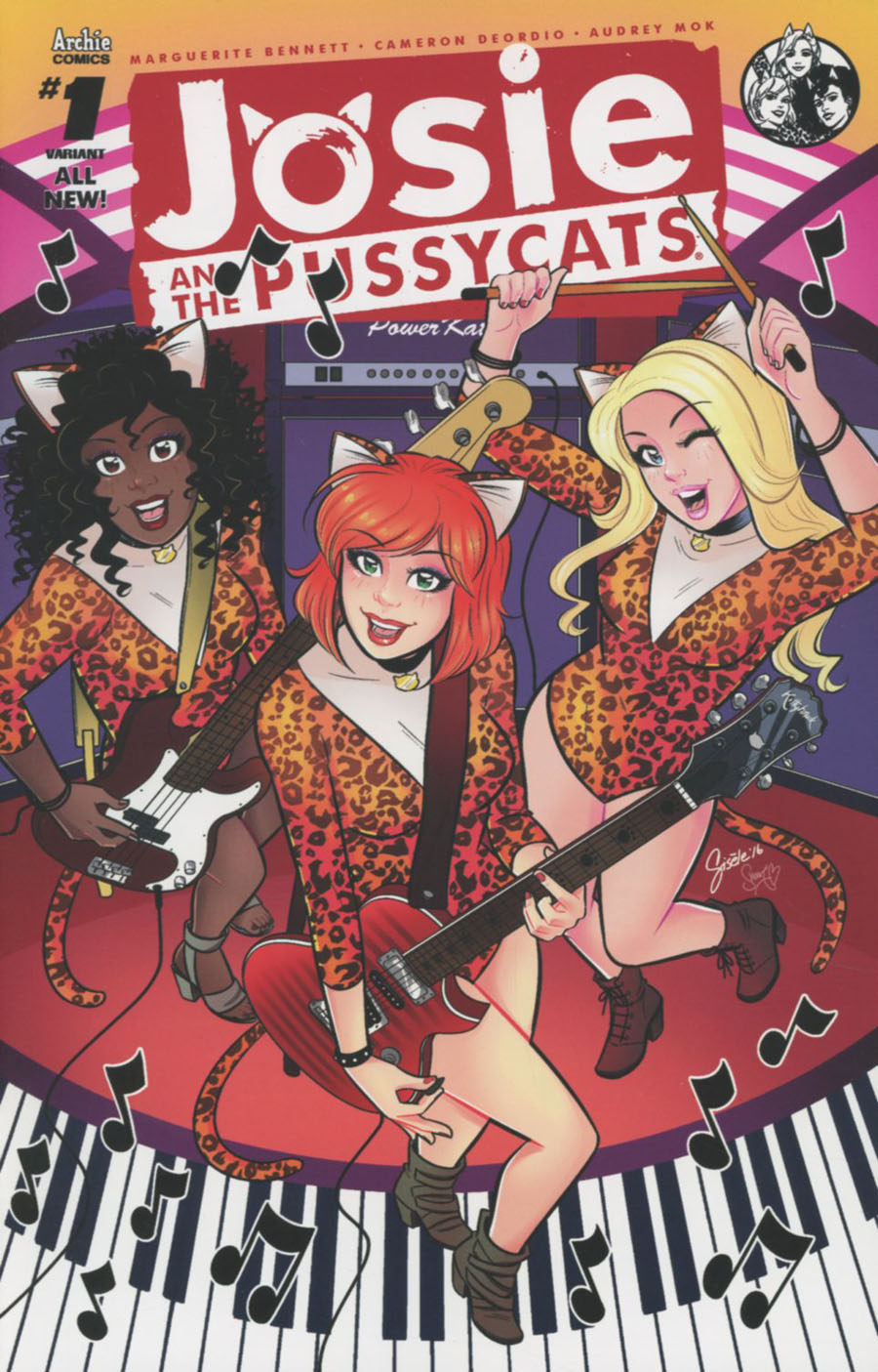 Josie And The Pussycats Vol 2 #1 Cover G Variant Gisele Lagace & Shouri Cover