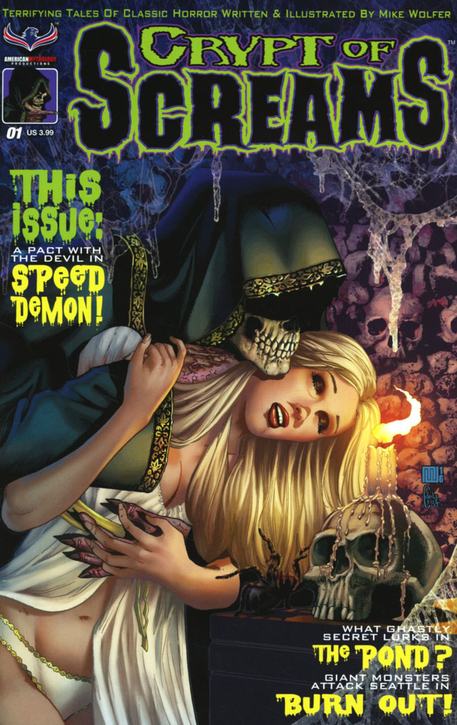 Mike Wolfers Crypt Of Scream #1 Cover A Regular Mike Wolfer Cover