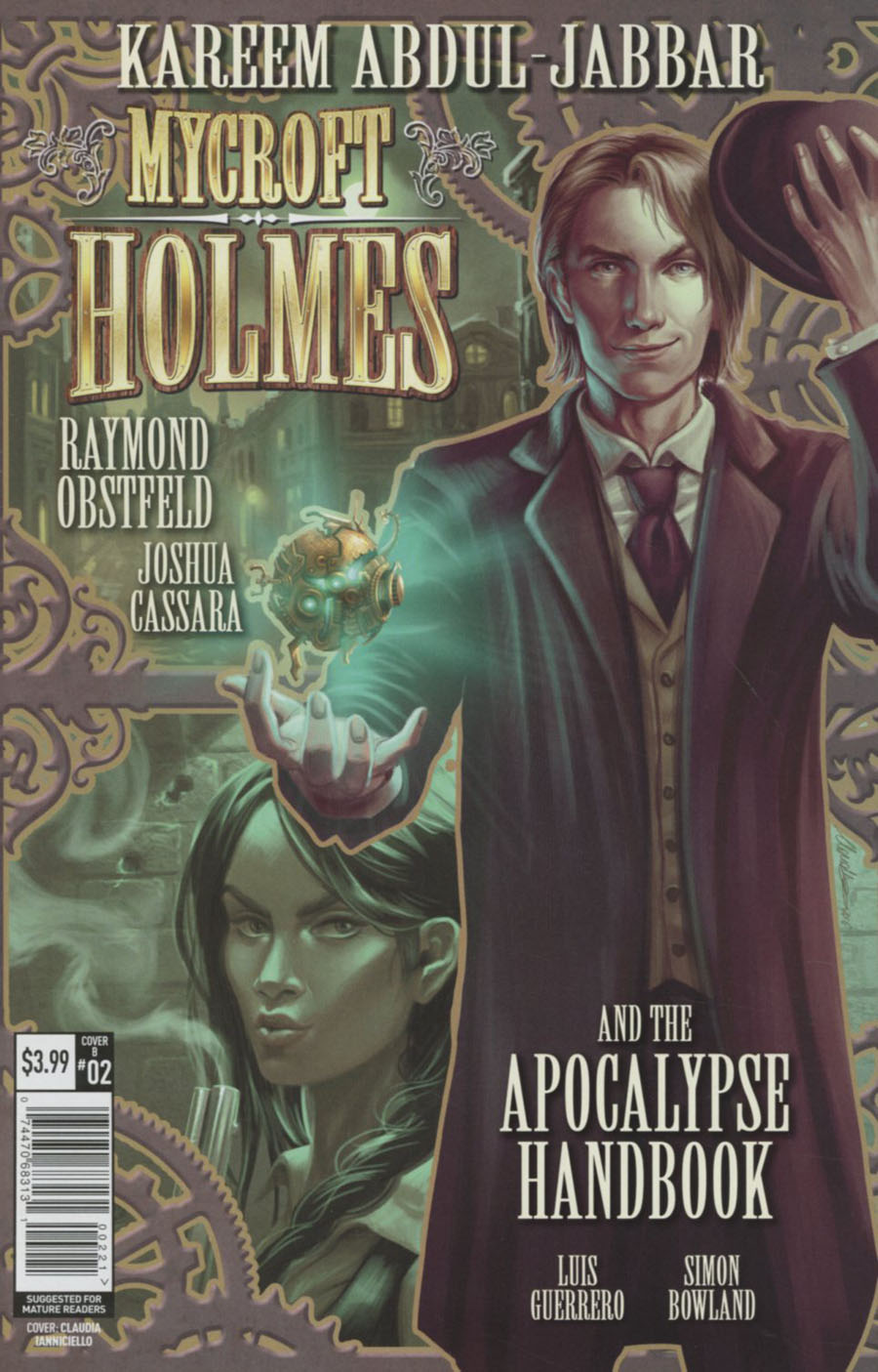 Mycroft Holmes And The Apocalypse Handbook #2 Cover B Variant Claudia Ianniciello Cover