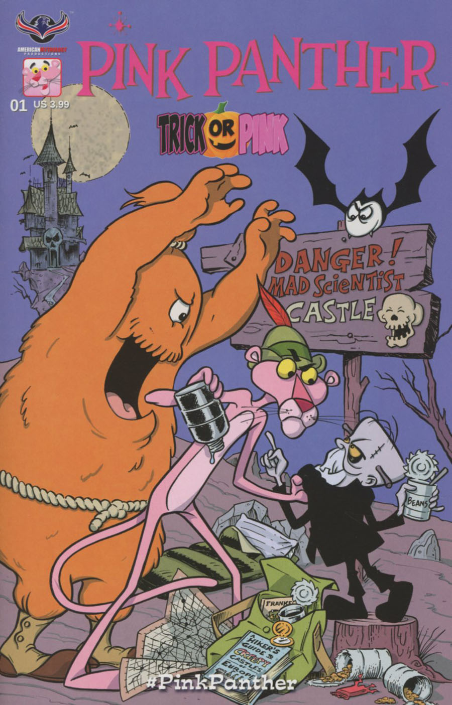 Pink Panther Trick Or Pink #1 Cover C Variant SL Gallant Pink Hijinks Cover