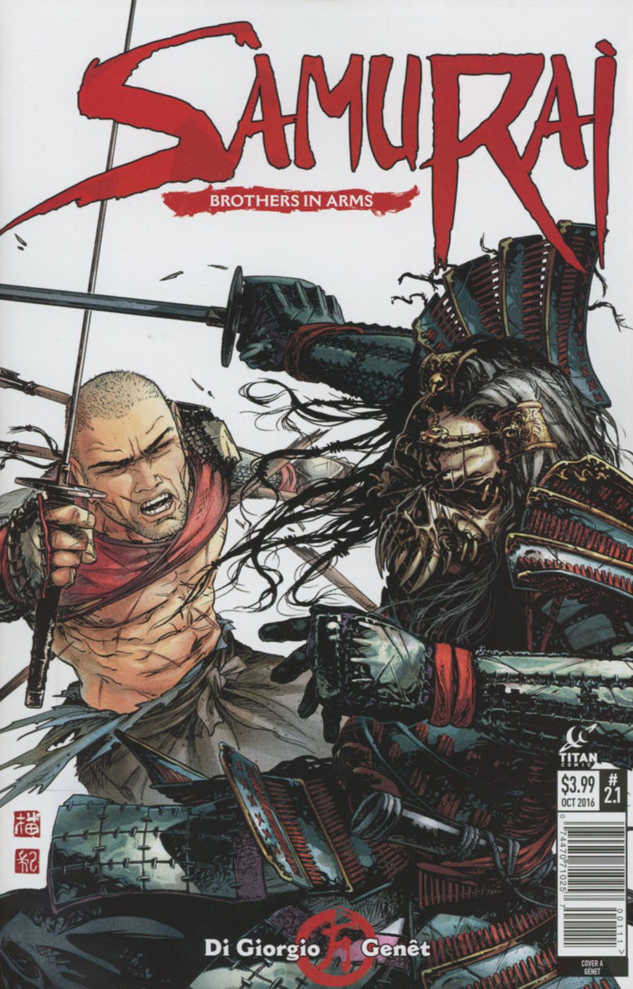 Samurai Brothers In Arms #1 Cover A Regular Genet Cover