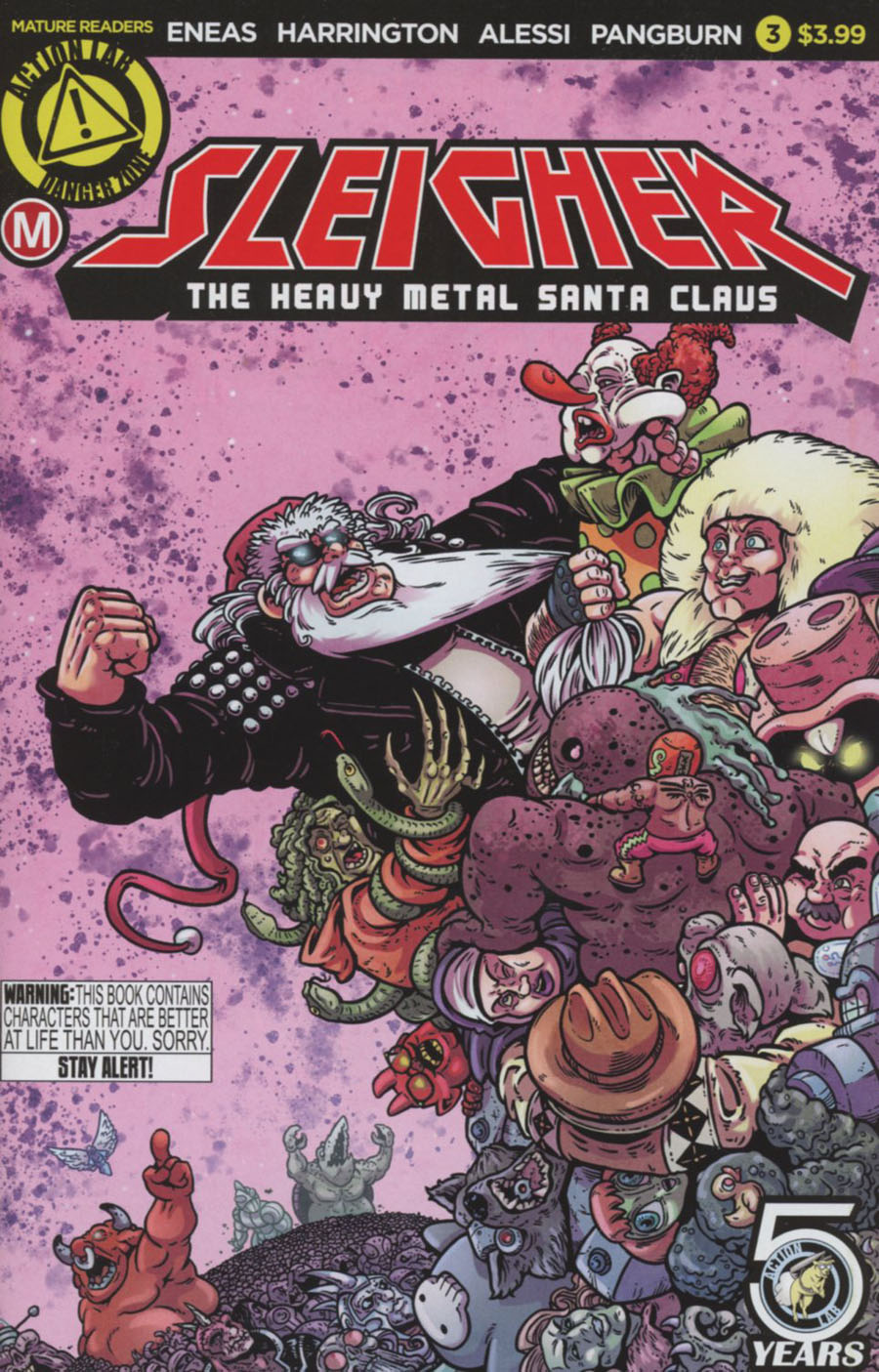 Sleigher Heavy Metal Santa Claus #3