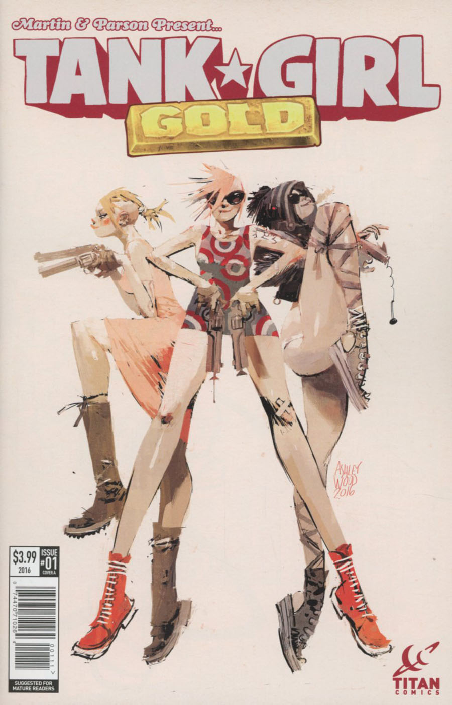 Tank Girl Gold #1 Cover A Regular Ashley Wood Cover
