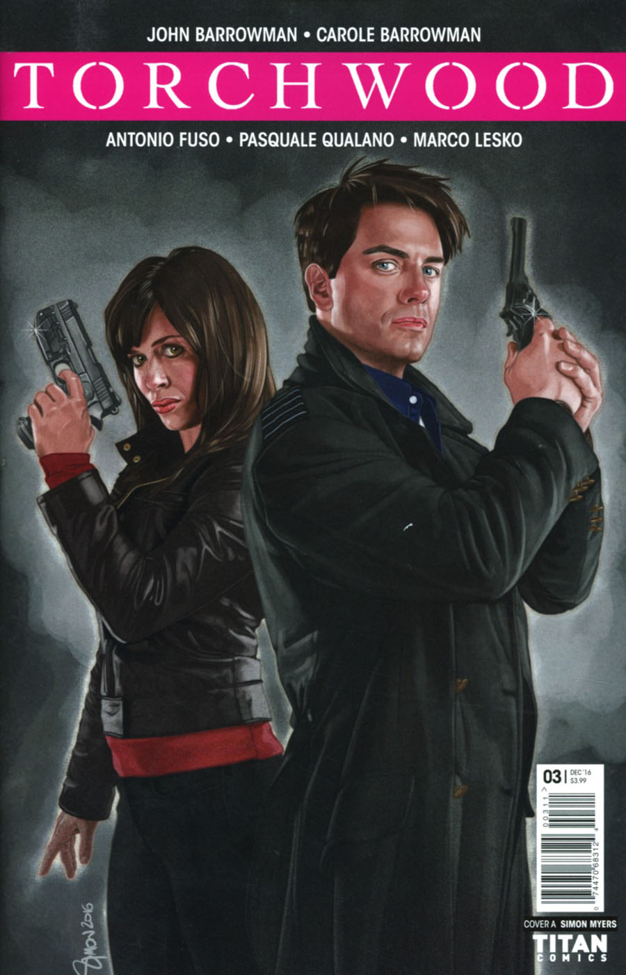 Torchwood Vol 2 #3 Cover A Regular Simon Myers Cover