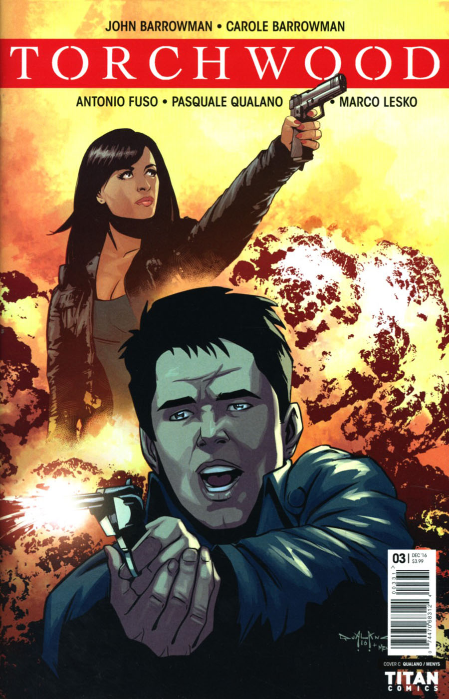 Torchwood Vol 2 #3 Cover C Variant Pasquale Qualano Cover