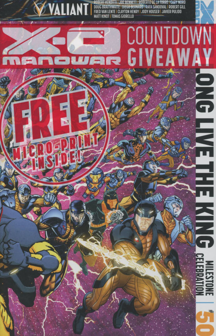 X-O Manowar Vol 3 #50 Cover A Regular All-Star Jam Cover