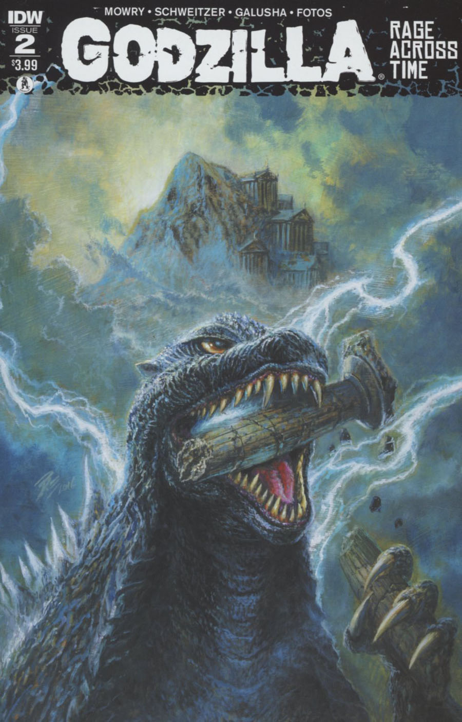 Godzilla Rage Across Time #2 Cover A Regular Bob Eggleton Cover