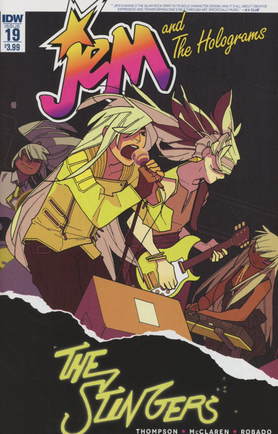 Jem And The Holograms #19 Cover A Regular Meredith McClaren Cover