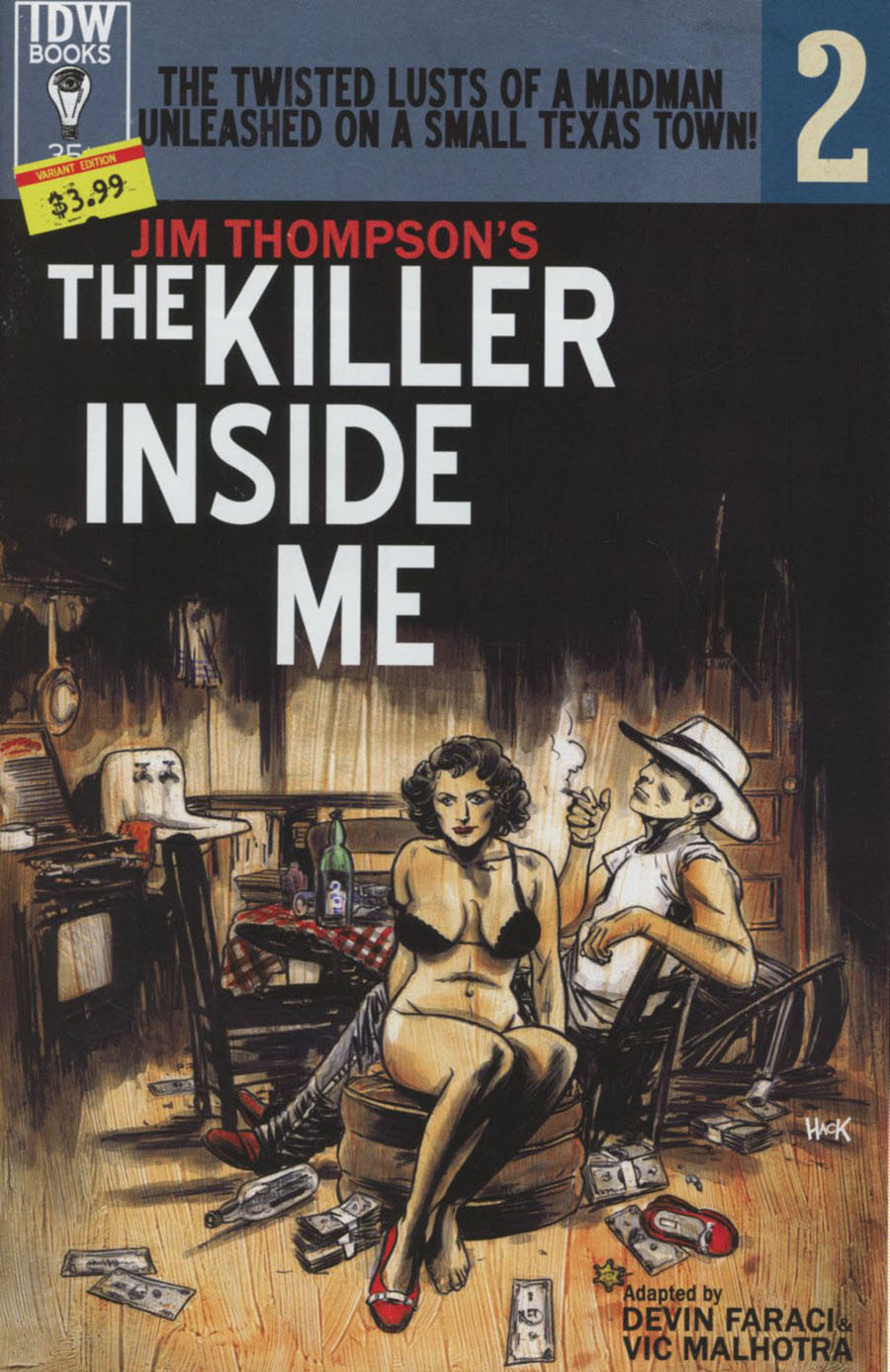 Jim Thompsons Killer Inside Me #2 Cover B Variant Robert Hack Subscription Cover