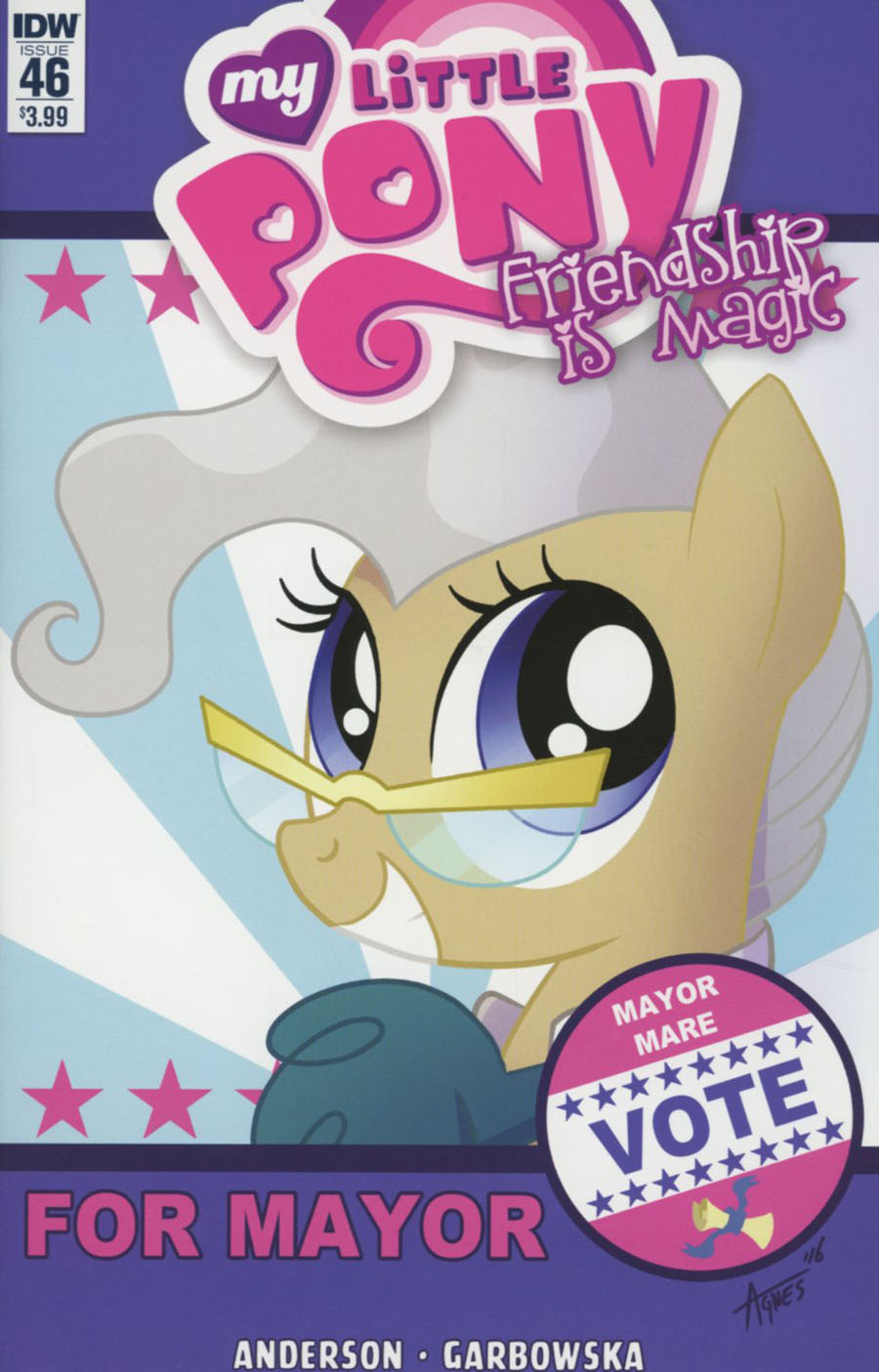 My Little Pony Friendship Is Magic #46 Cover A Regular Agnes Garbowska Cover