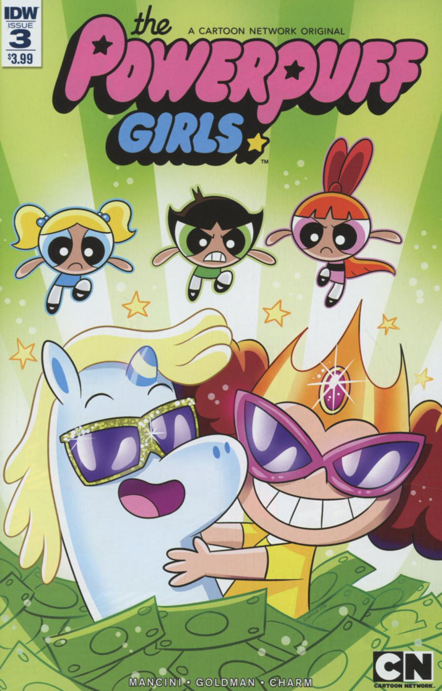 Powerpuff Girls Vol 3 #3 Cover A Regular Derek Charm Cover