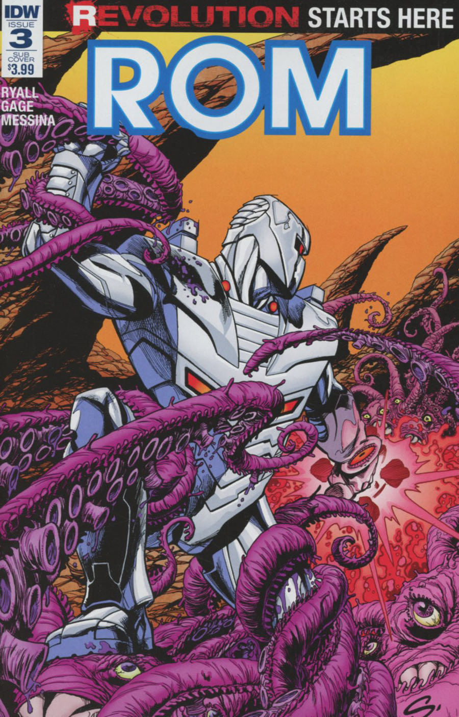 ROM Vol 2 #3 Cover B Variant Stephen Scott Subscription Cover (Revolution Tie-In)