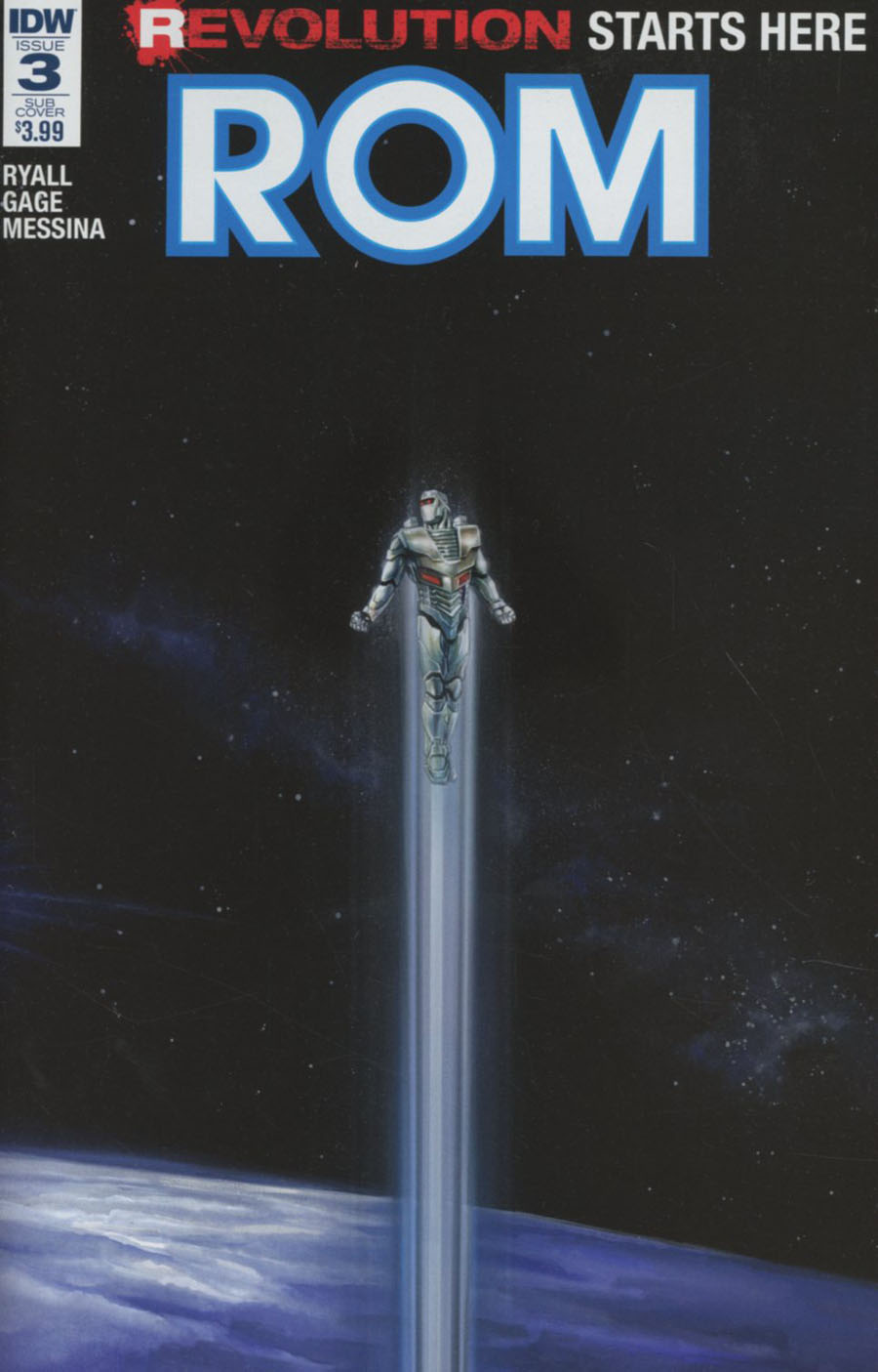 ROM Vol 2 #3 Cover C Variant JK Woodward Subscription Cover (Revolution Tie-In)
