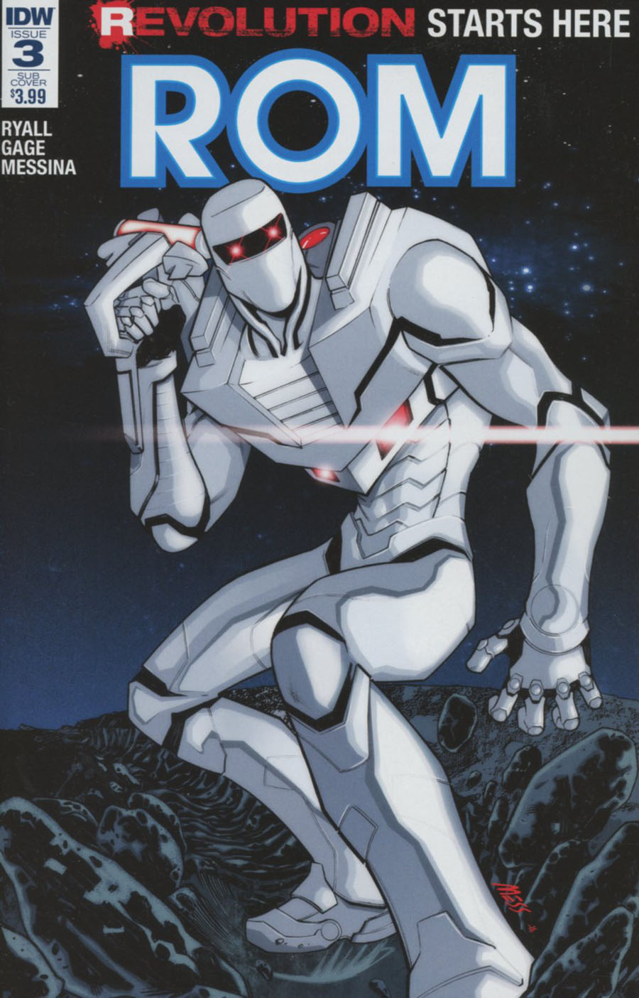 ROM Vol 2 #3 Cover D Variant David Messina Subscription Cover (Revolution Tie-In)