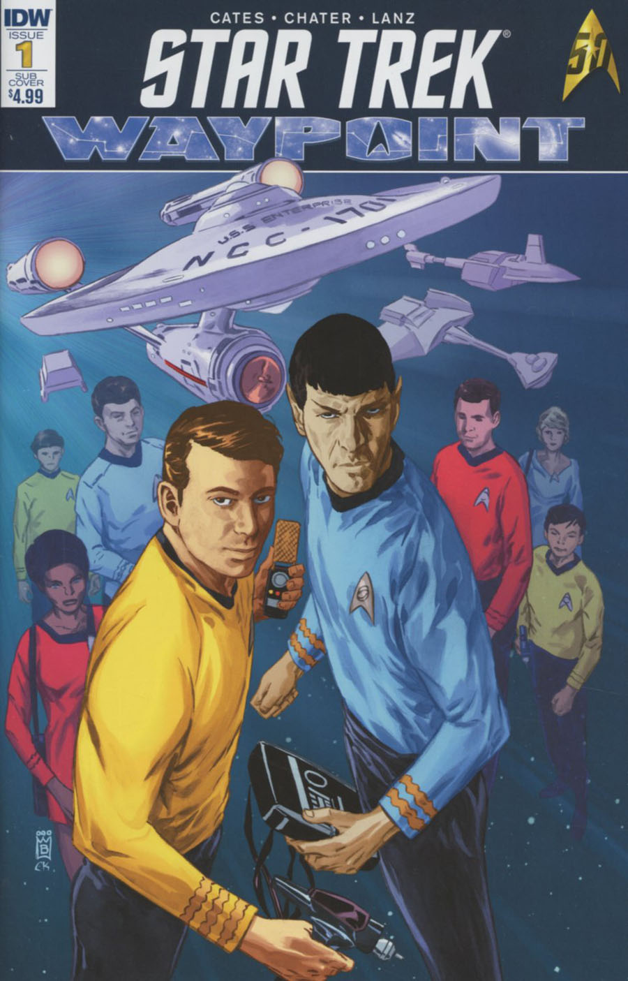 Star Trek Waypoint #1 Cover B Variant Mark Buckingham Subscription Cover