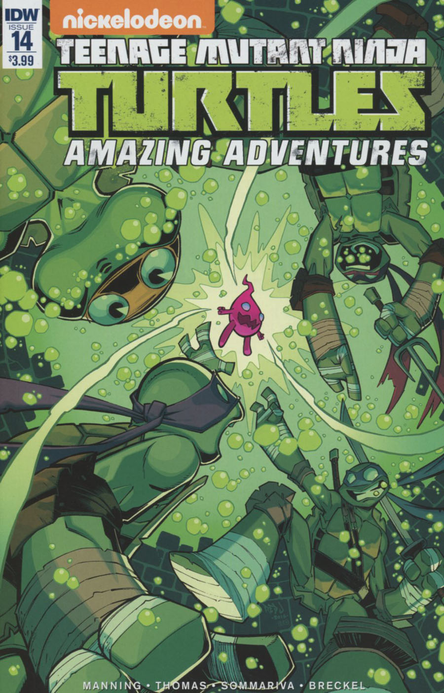Teenage Mutant Ninja Turtles Amazing Adventures #14 Cover A Regular Jon Sommariva Cover