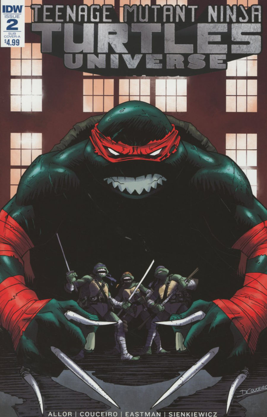 Teenage Mutant Ninja Turtles Universe #2 Cover B Variant Damian Couceiro Subscription Cover