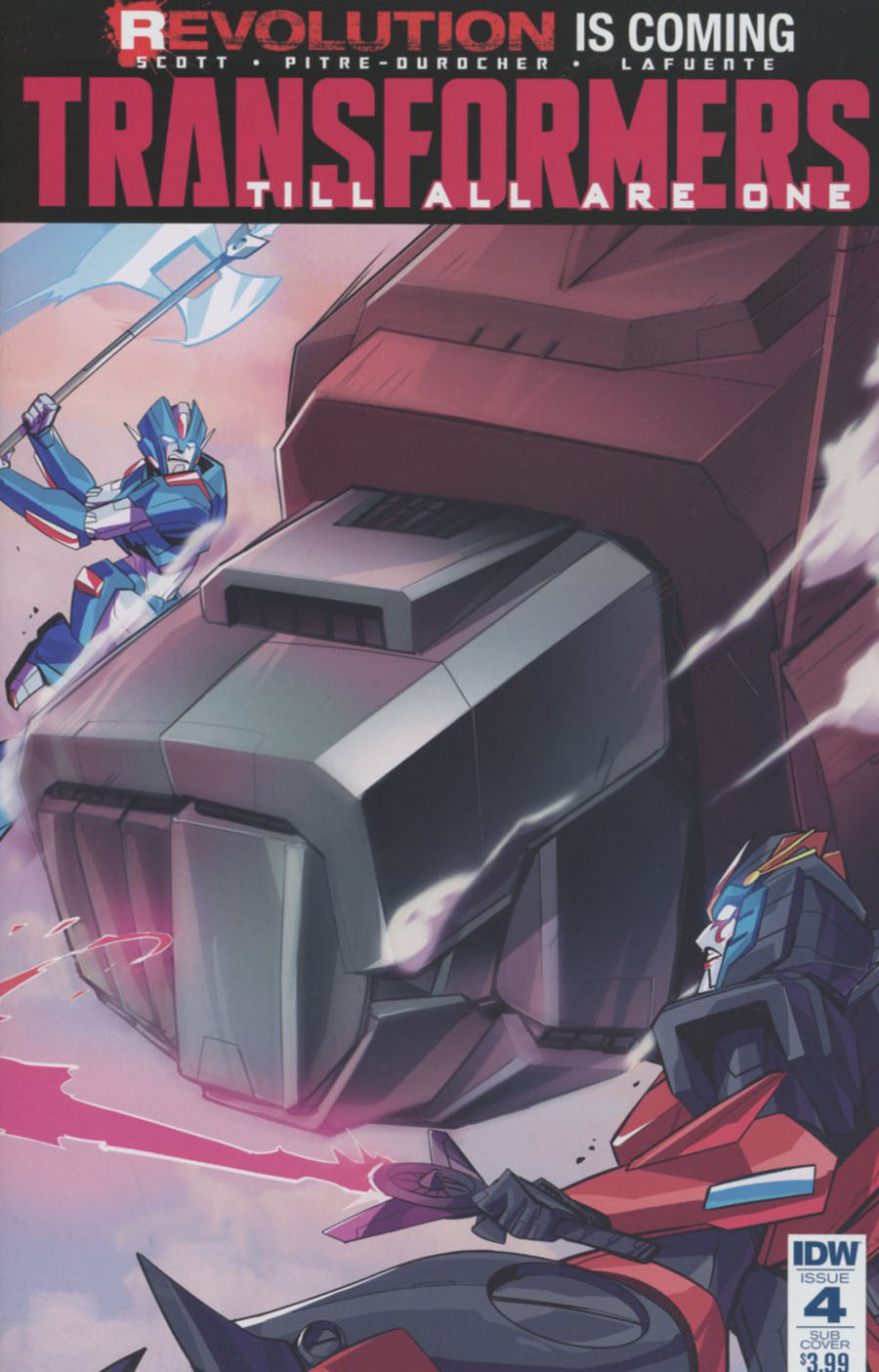 Transformers Till All Are One #4 Cover B Variant Priscilla Tramontano Subscription Cover (Revolution Tie-In)