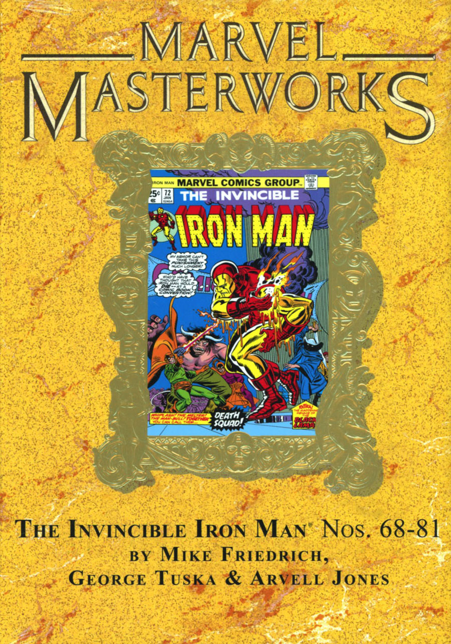 Marvel Masterworks Invincible Iron Man Vol 10 HC Variant Dust Jacket