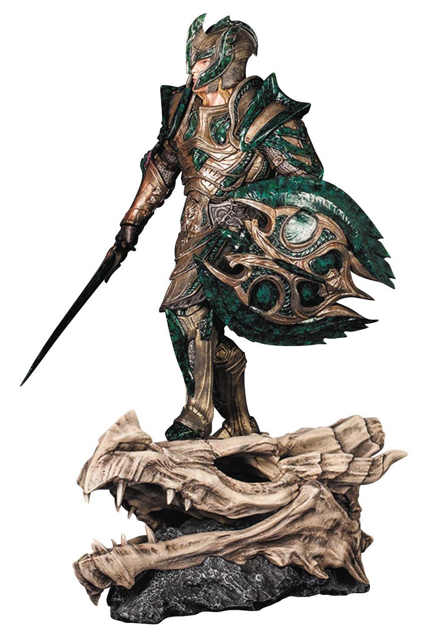 Elder Scrolls V Skyrim Glass Armor Statue Midtown Comics