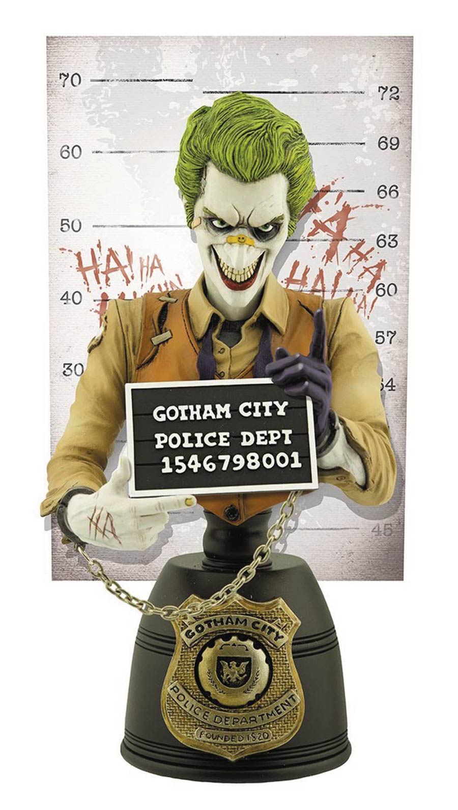 Joker Mugshot Bust