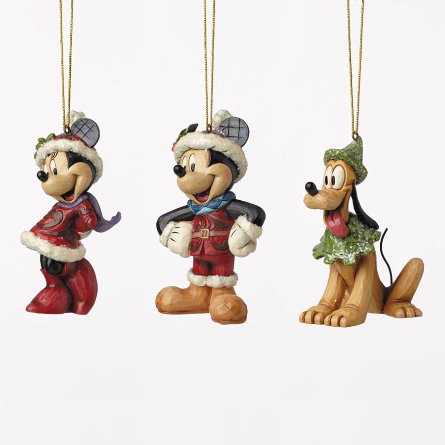 Disney Traditions Sugar Coat Ornament Set