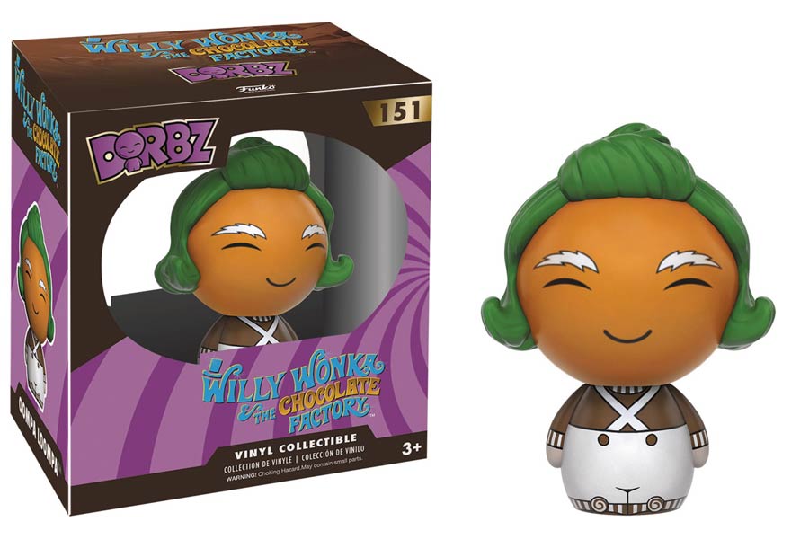 Dorbz 151 Willy Wonka And The Chocolate Factory Oompa Loompa Vinyl Figure