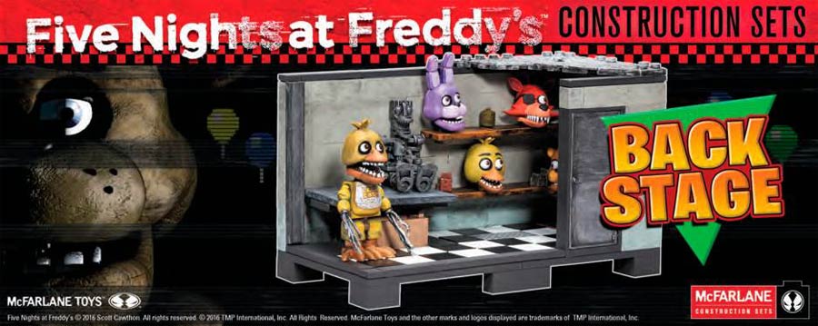 Five Nights At Freddys Construction Set Backstage Set Case