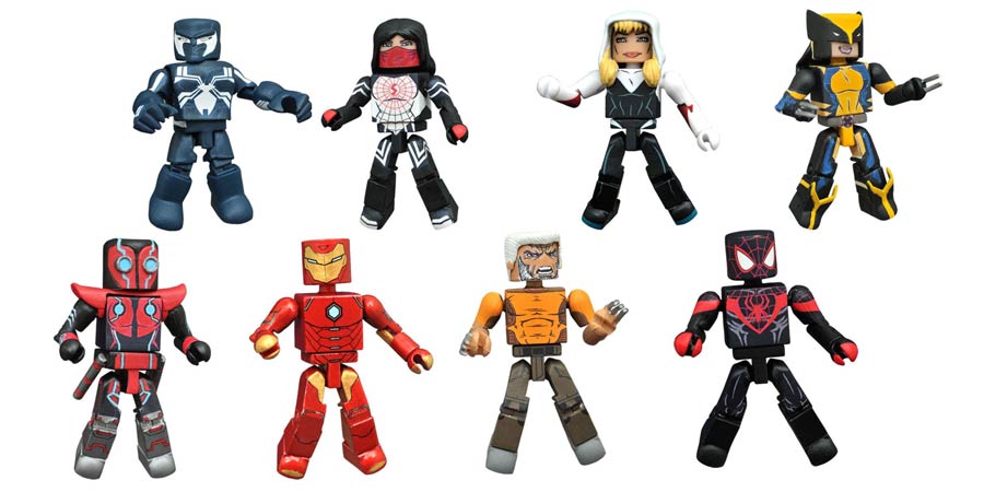 Marvel Now Minimates Foil Bag Blind Mystery Box Counter Display