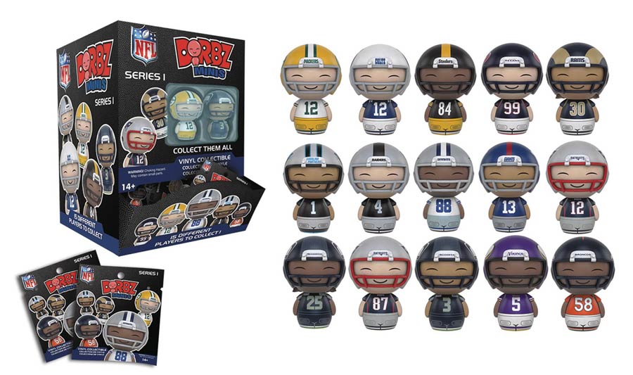 Mini Dorbz NFL Blind Mystery Box 24-Piece Display