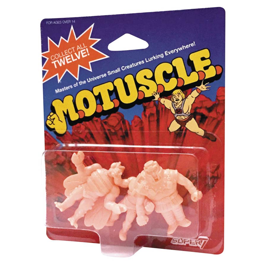M.O.T.U.S.C.L.E. Masters Of The Universe Small Creatures Lurking Everywhere Figures Pack D - Buzz-Off Man-E-Faces Ram-Man