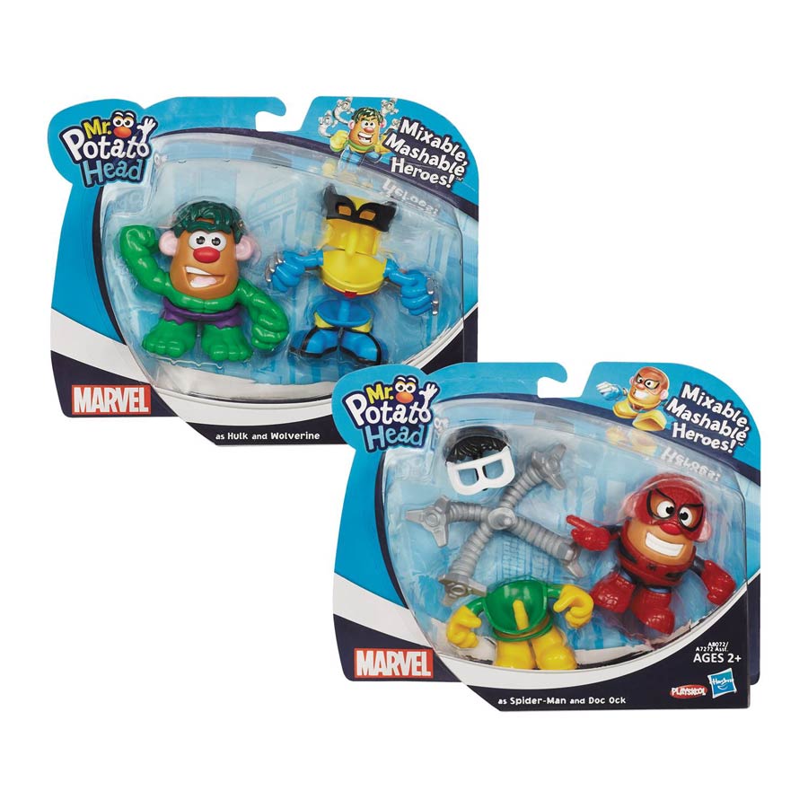 Mr Potato Head Marvel Mash-Ups 2-Pack Figure Assortment Case 201601