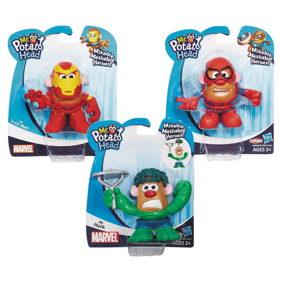 Mr Potato Head Marvel Mash-Ups Figure Assortment Case 201601
