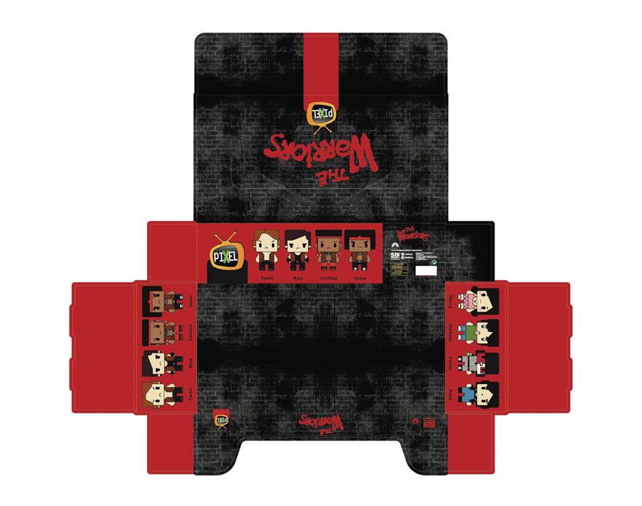 Pixel The Warriors Figure 12-Piece Display