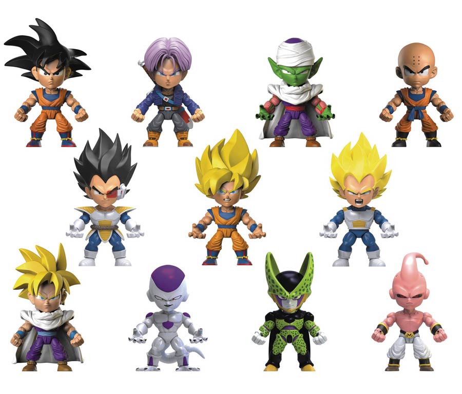 The Loyal Subjects x Dragon Ball Z Action Vinyl Series 1 Mini Figure Blind Mystery Box 16-Piece Display