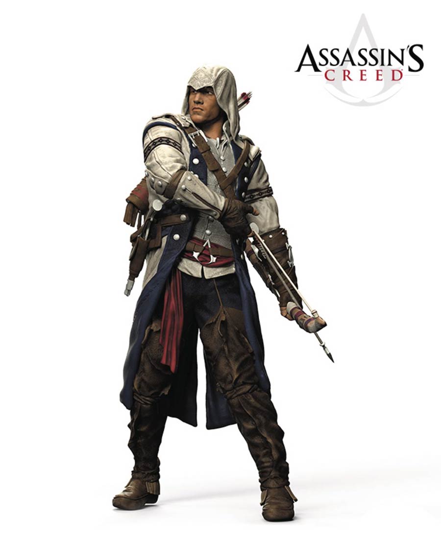 Color Tops Red Assassins Creed Connor 7-Inch Action Figure Case