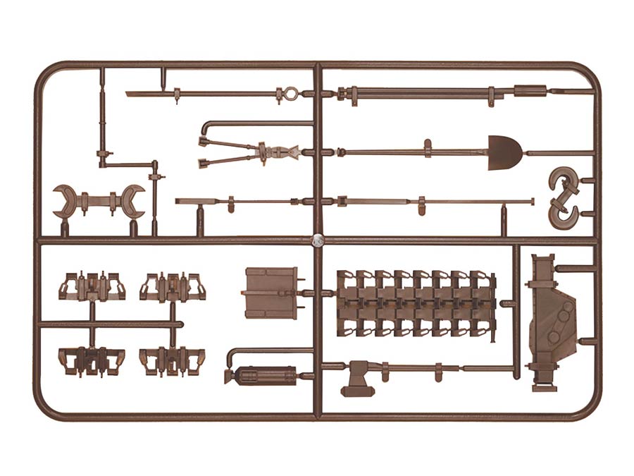 Girls Und Panzer Panzer IV AUSF D Figma Tank EQ Set Brown Version
